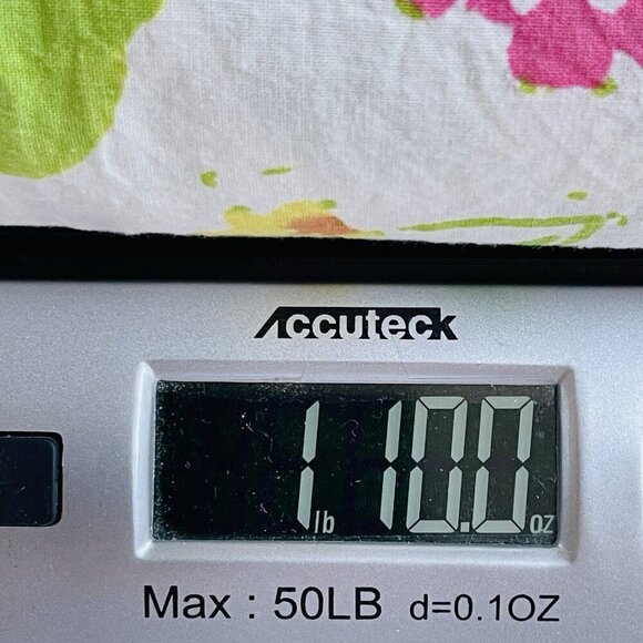 Pomegranate Inc Hand Blocks Tablecloth and 4 Napkins Floral Cotton 58 X 88 Inch - Picture 8 of 8